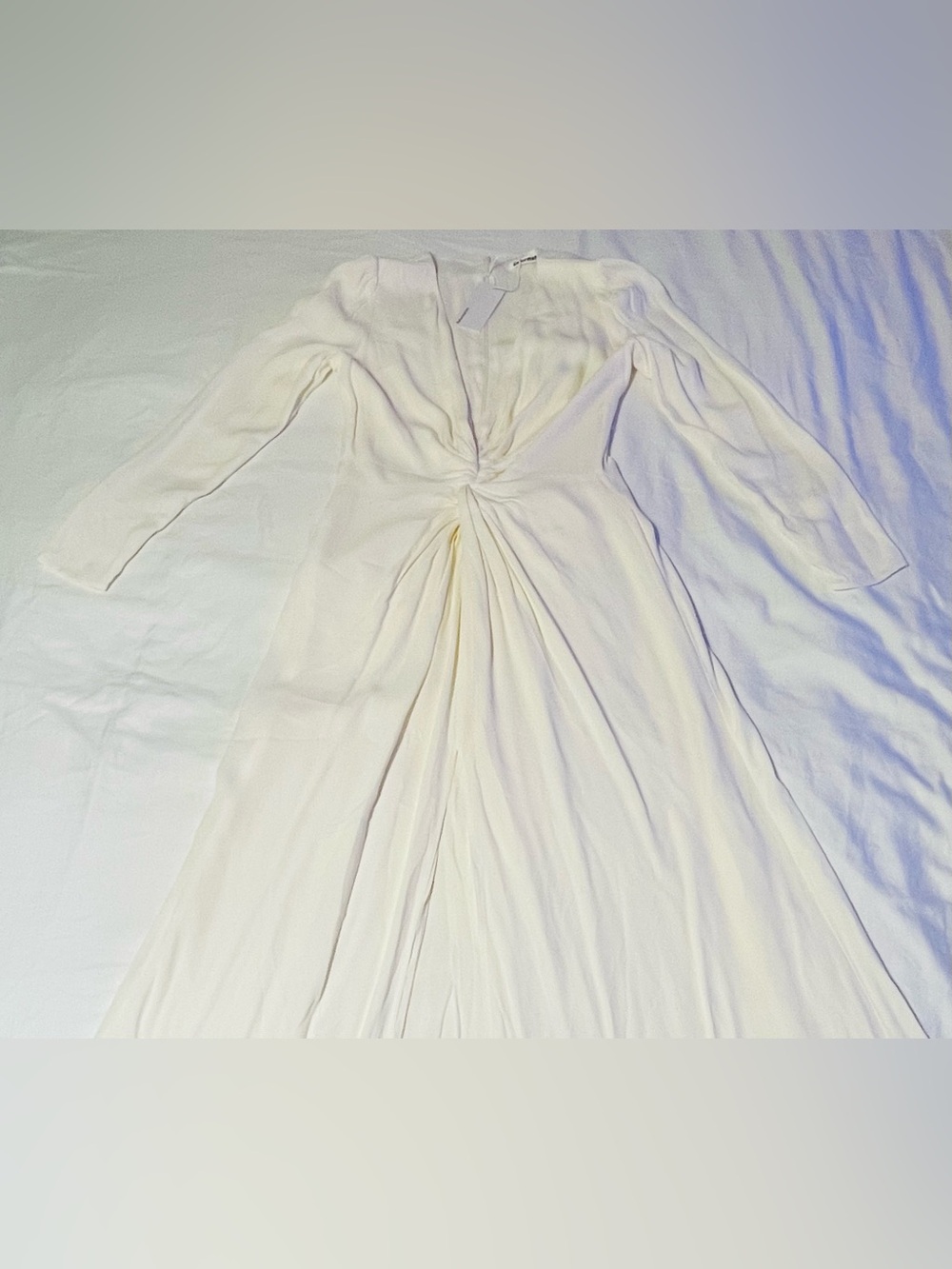 NWT-Reformation Gatsby Wedding Dress in Ivory- Size 6 - Picture 8 of 14